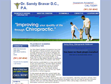 Tablet Screenshot of chiropracticpalmbeachgardensfl.com